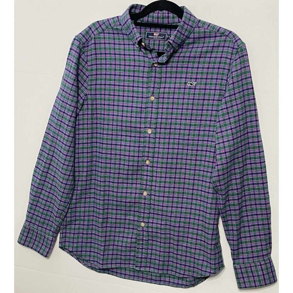 Vineyard‎ Vines Button Down Shirts Men's Size Small Plaid Lot Of 2 Fast Ship